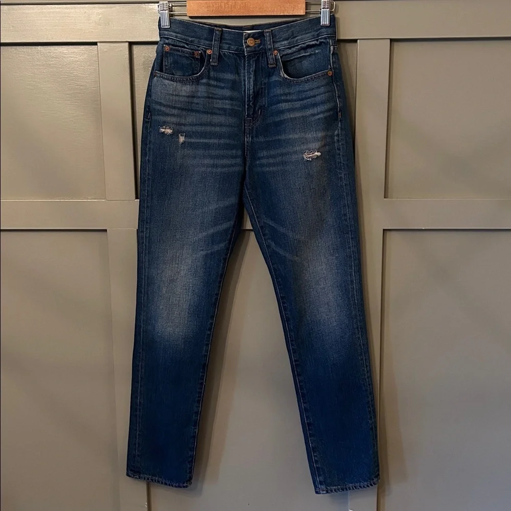 Madewell The Perfect Vintage Jean Johnny Wash Cotton Rigid High Rise Size 25